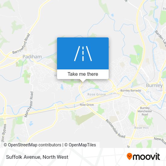 Suffolk Avenue map