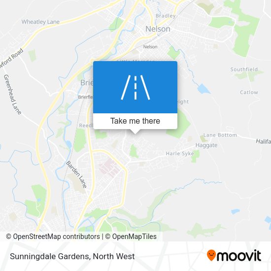 Sunningdale Gardens map