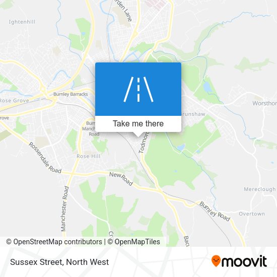 Sussex Street map