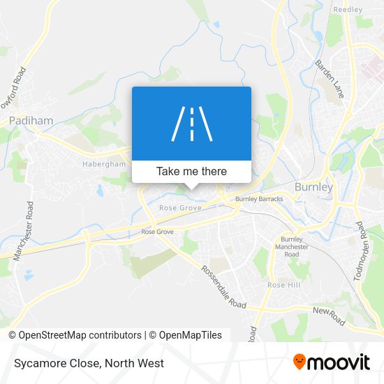 Sycamore Close map