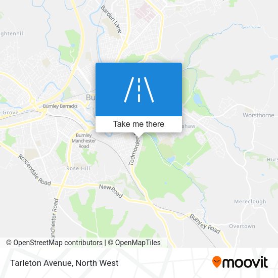 Tarleton Avenue map