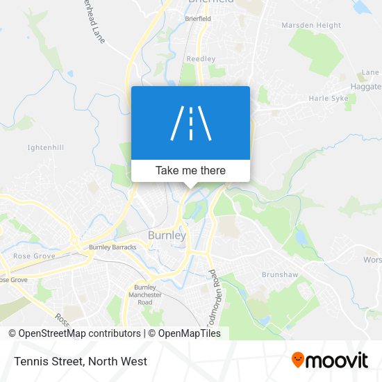 Tennis Street map