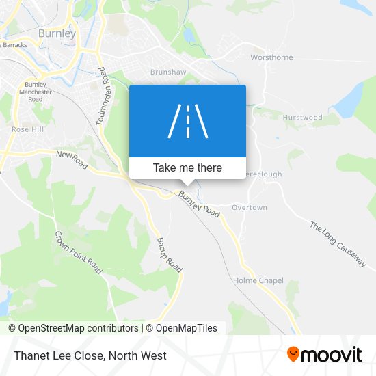 Thanet Lee Close map