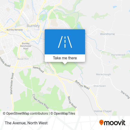 The Avenue map