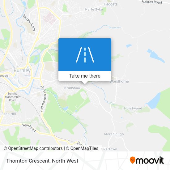 Thornton Crescent map