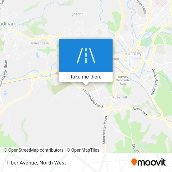 Tiber Avenue map