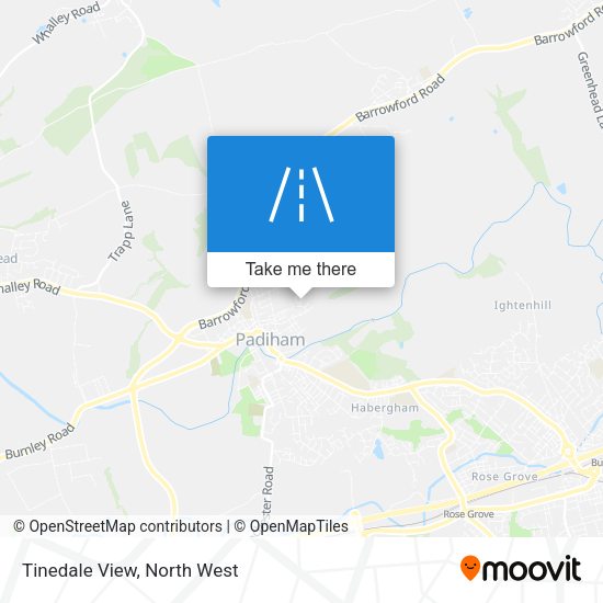 Tinedale View map
