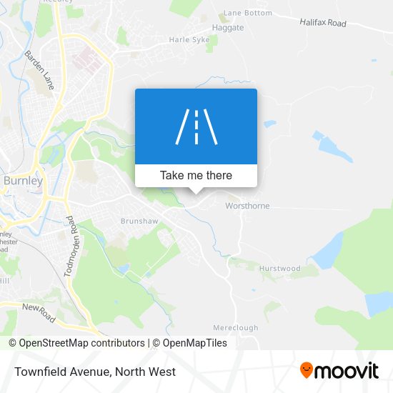 Townfield Avenue map