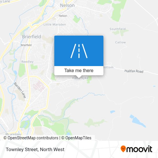 Townley Street map