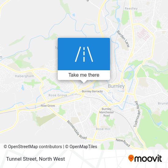 Tunnel Street map