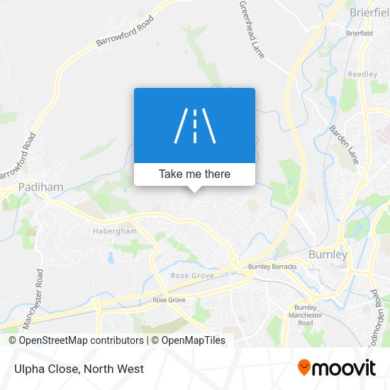 Ulpha Close map