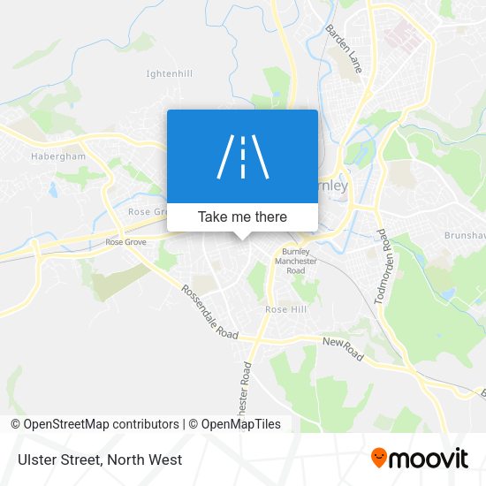 Ulster Street map