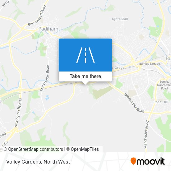 Valley Gardens map