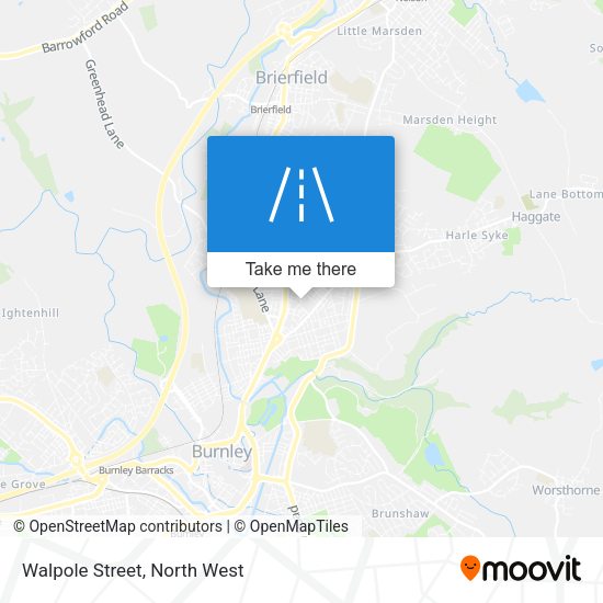 Walpole Street map