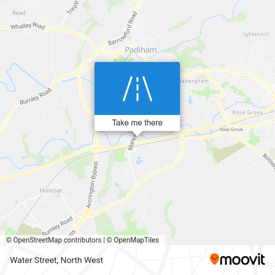 Water Street map