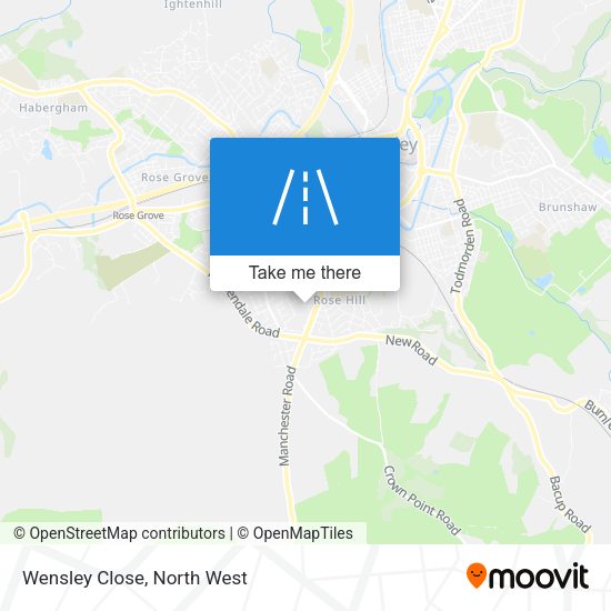 Wensley Close map