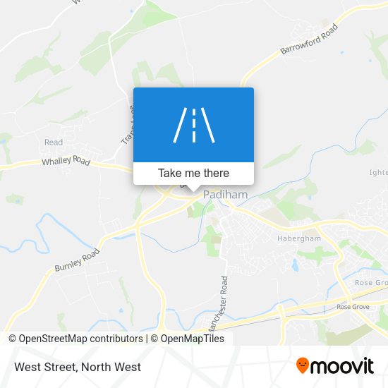 West Street map