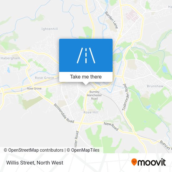 Willis Street map