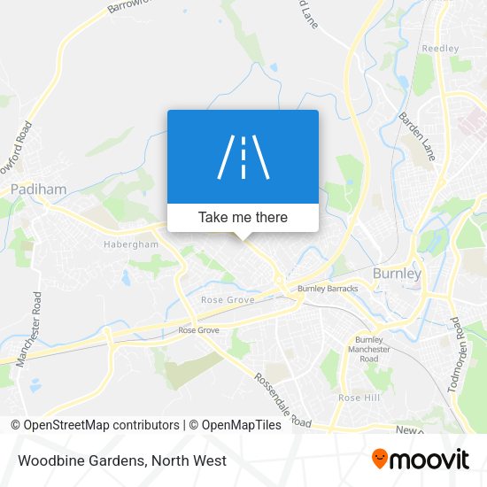 Woodbine Gardens map