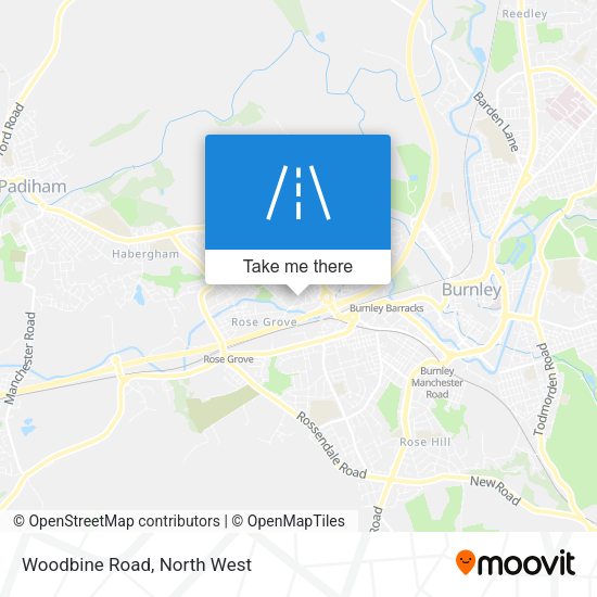 Woodbine Road map
