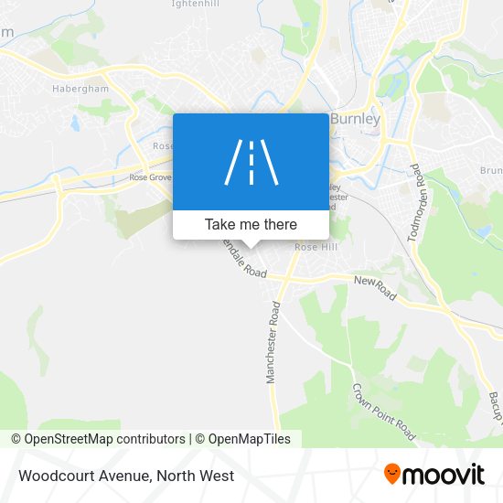 Woodcourt Avenue map
