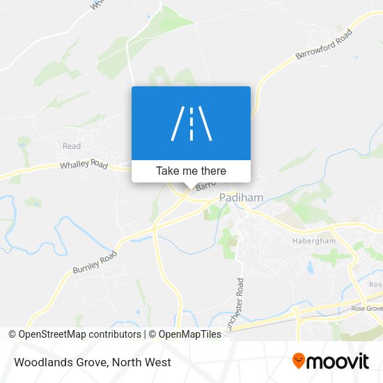 Woodlands Grove map