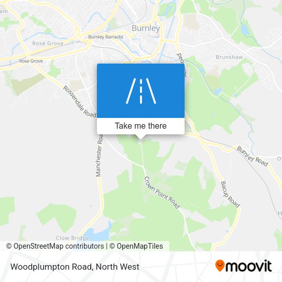 Woodplumpton Road map