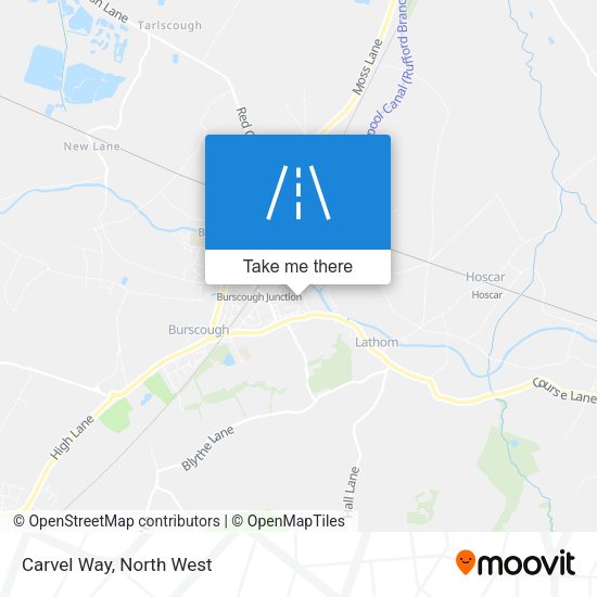 Carvel Way map