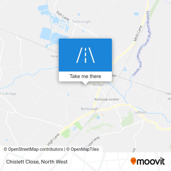 Chislett Close map