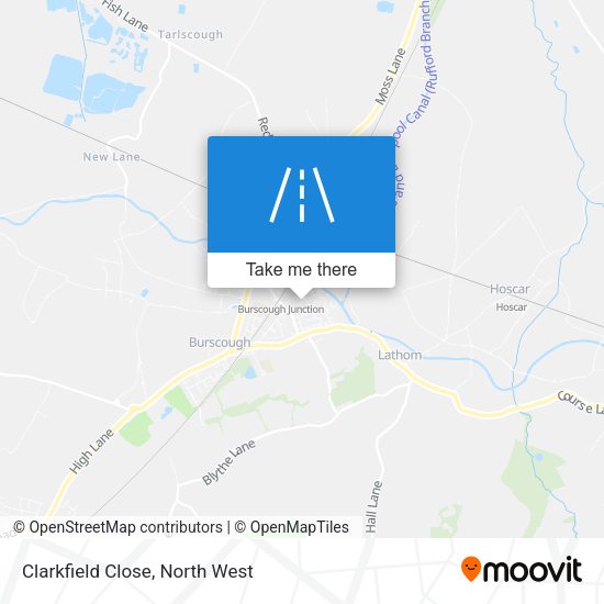 Clarkfield Close map
