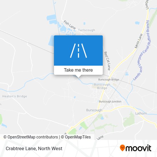 Crabtree Lane map