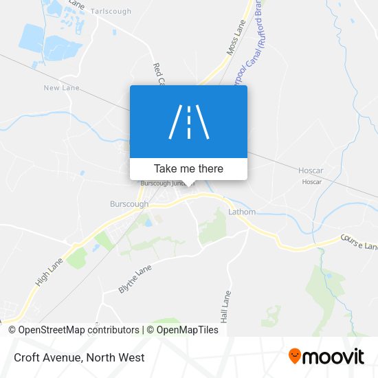 Croft Avenue map