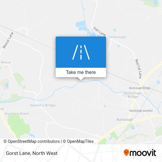 Gorst Lane map