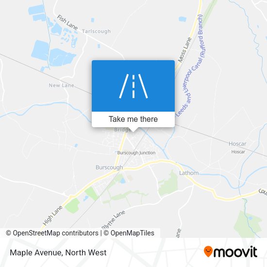 Maple Avenue map