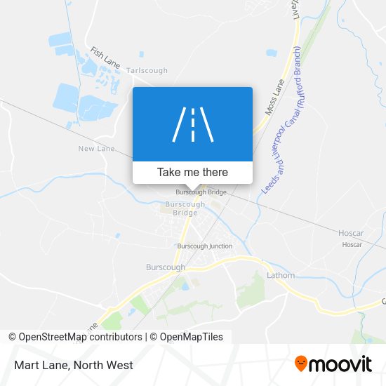 Mart Lane map