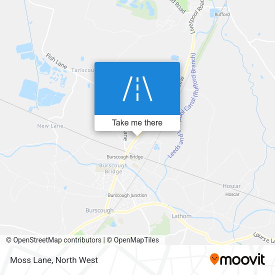 Moss Lane map