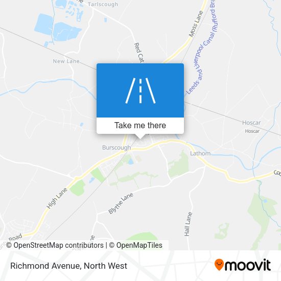 Richmond Avenue map