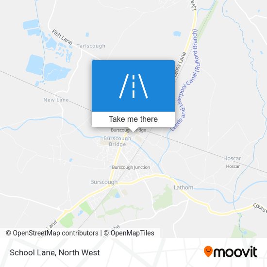 School Lane map