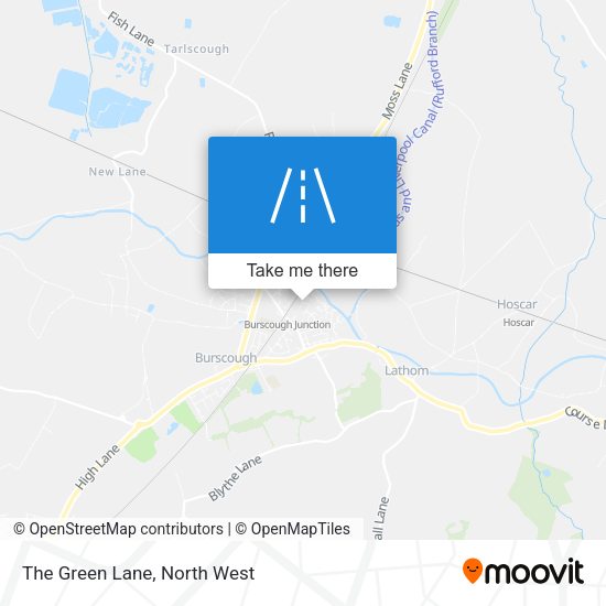 The Green Lane map