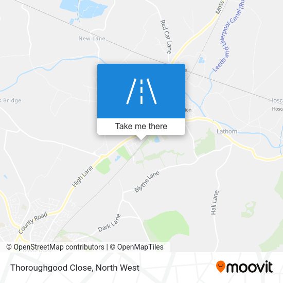 Thoroughgood Close map