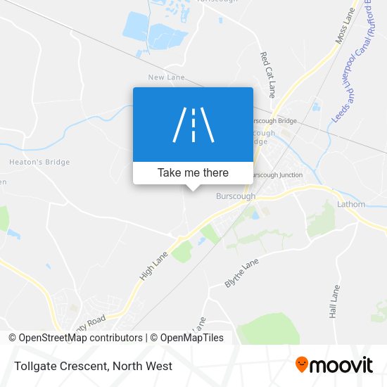 Tollgate Crescent map