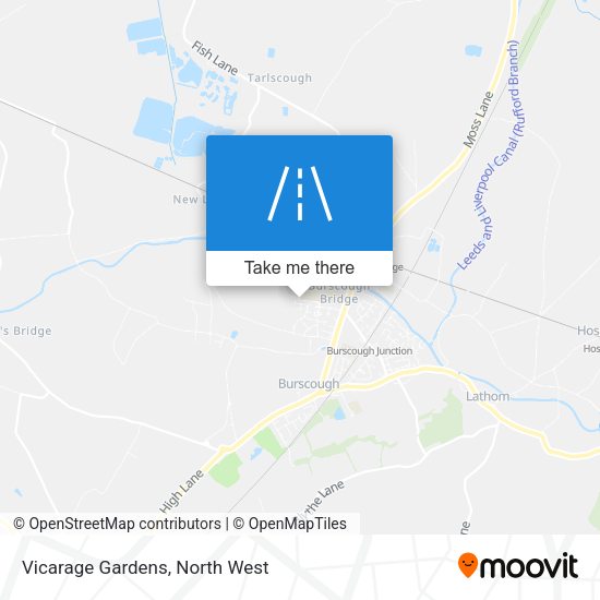 Vicarage Gardens map