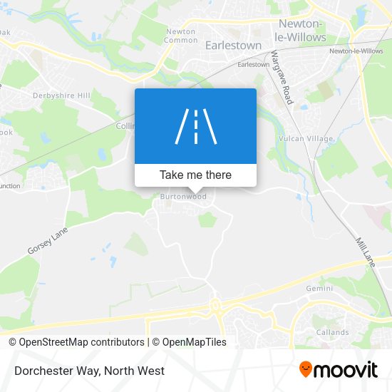Dorchester Way map