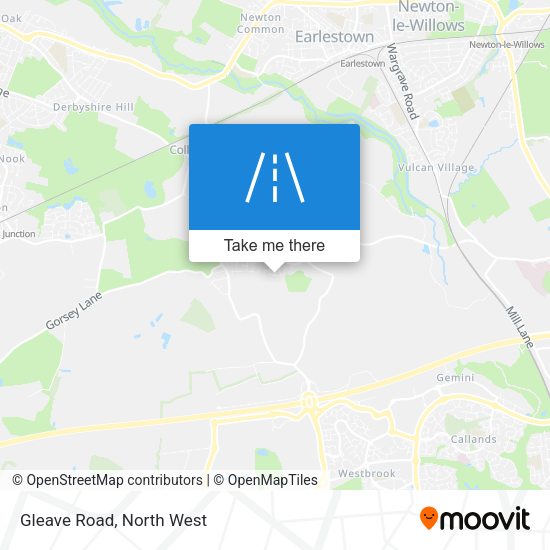 Gleave Road map