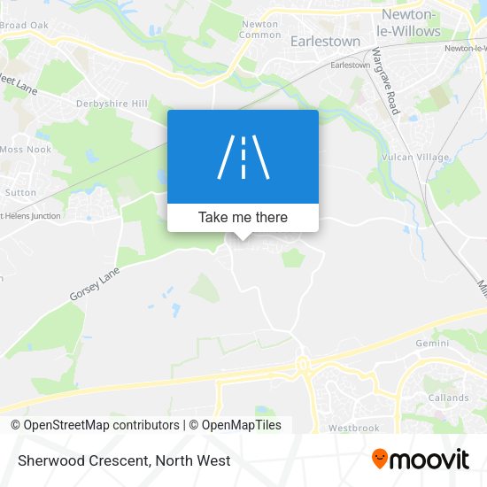 Sherwood Crescent map