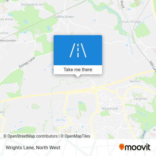 Wrights Lane map