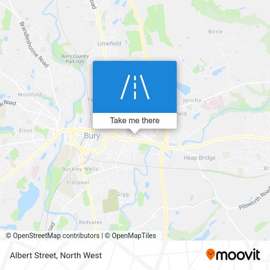 Albert Street map
