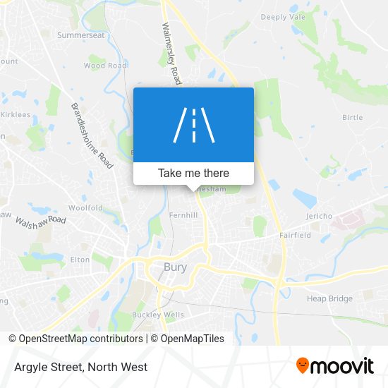 Argyle Street map