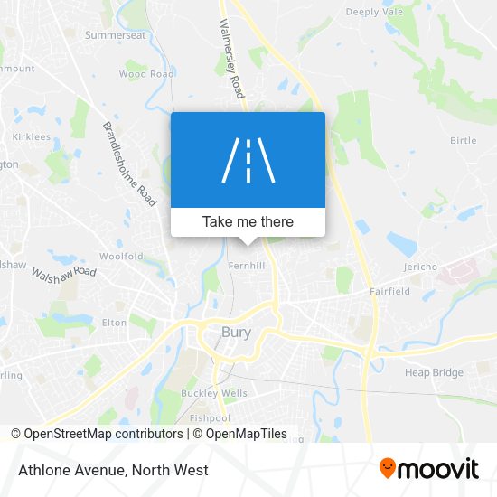 Athlone Avenue map
