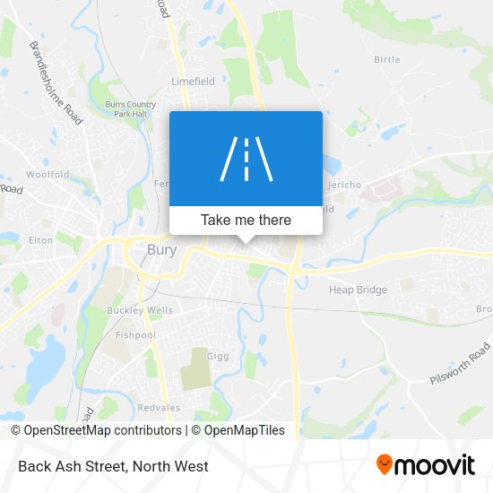 Back Ash Street map